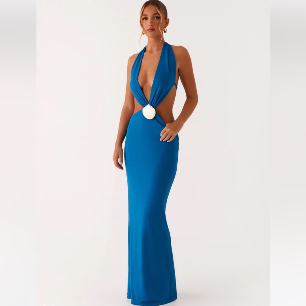 Peppermayo Exclusive - Flossy Maxi Dress - Royal Blue